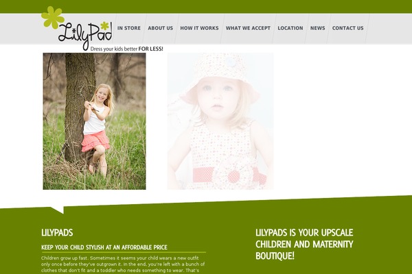 Suerte theme site design template sample