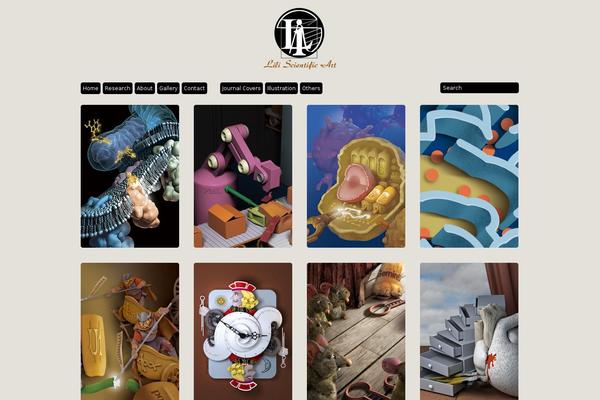 Grid Theme Responsive theme site design template sample
