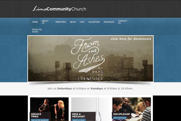 Churchope theme site design template sample