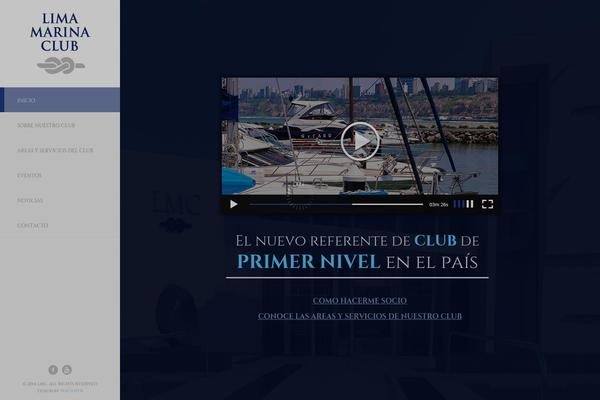 Marina theme site design template sample