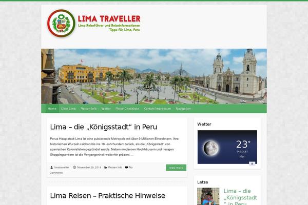Travelify theme site design template sample