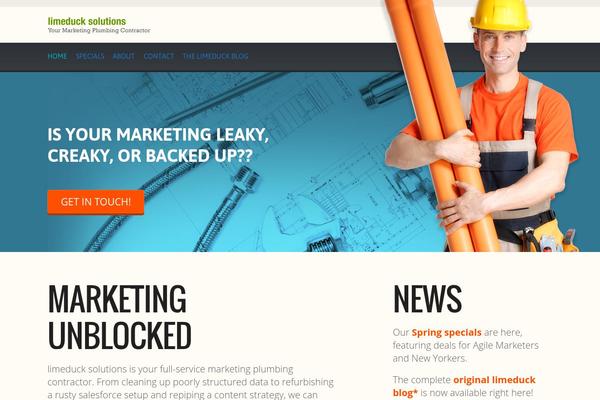 Blaskan theme site design template sample