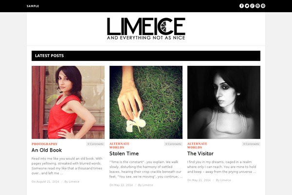 Hickory theme site design template sample