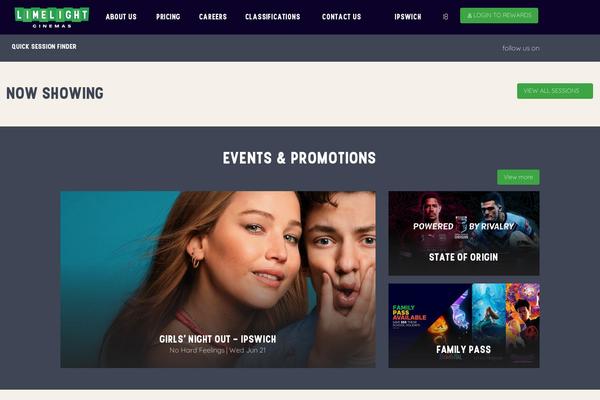 Limelight theme site design template sample