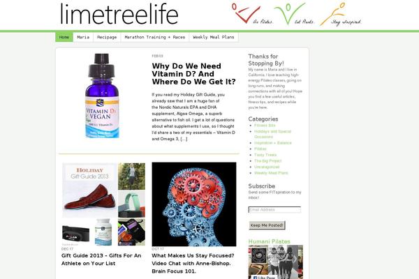 limetreelife.com site used Thematic