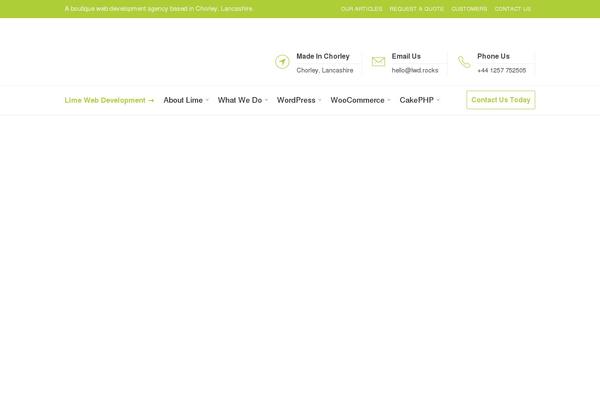 limewebdevelopment.com site used Parent-theme