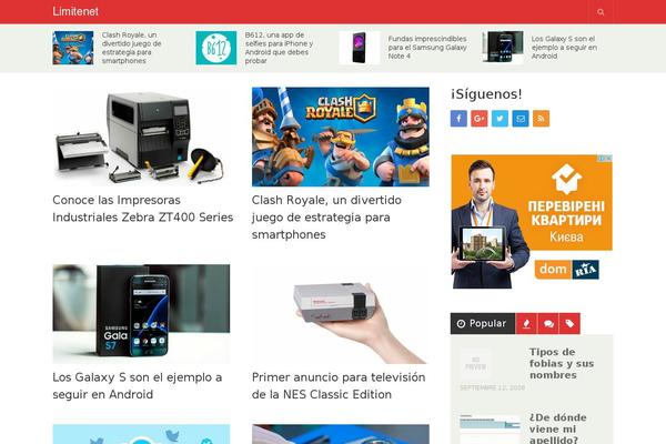 NewsPaper theme site design template sample