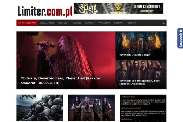 Site using Soslider-social-slider plugin
