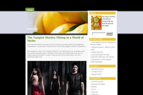 limonade-php.net site used Citrus Mix