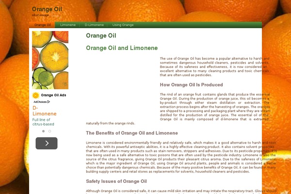 Orange theme site design template sample