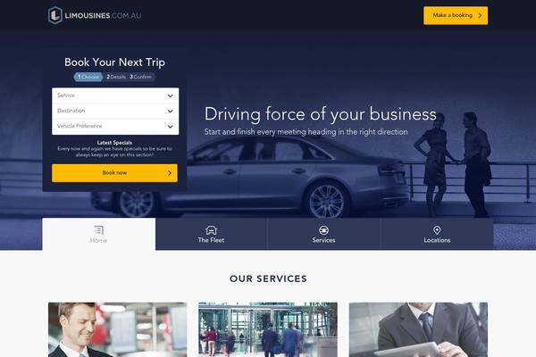 limousines.com.au site used Limos