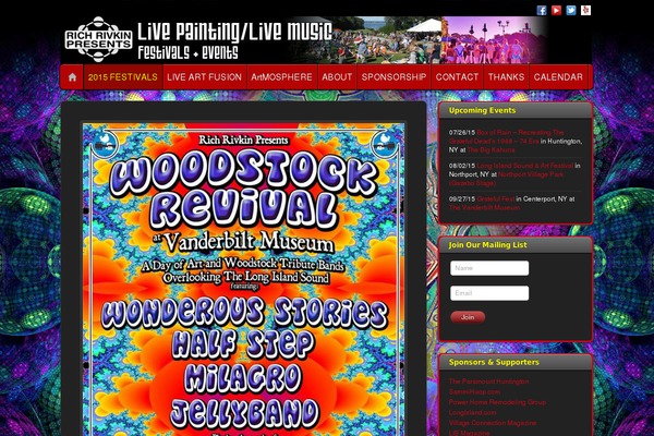 Site using Event Registration plugin
