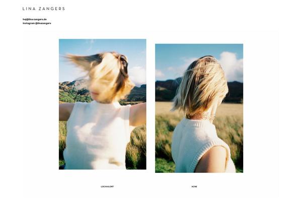 Studiofolio theme site design template sample