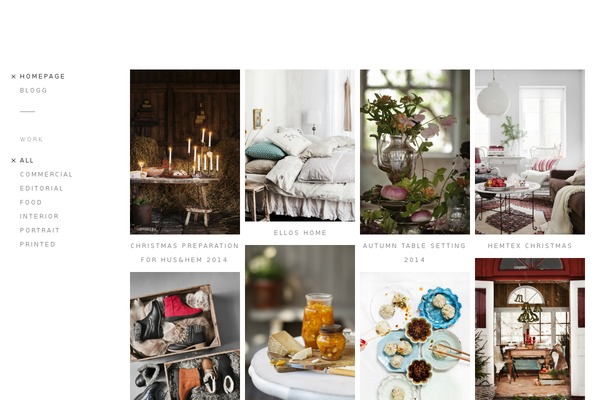 Peak theme site design template sample
