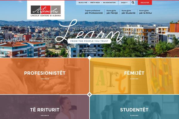 Lincoln theme site design template sample