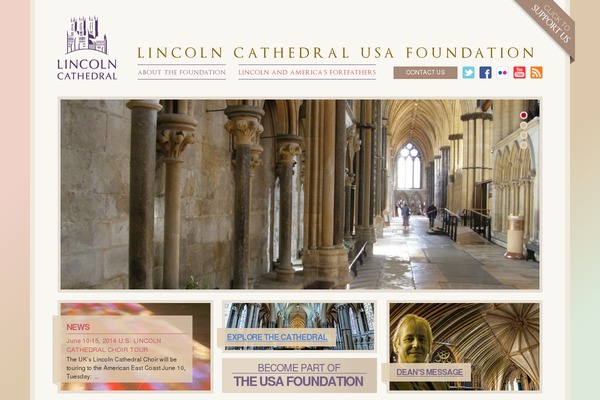 lincolncathedralfoundation.com site used Lincolncathedralfoundation