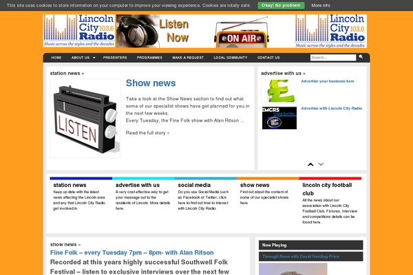 Site using Continuous announcement scroller plugin