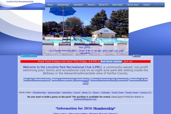 Evolution theme site design template sample