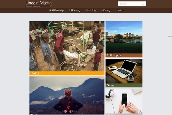 PinThis theme site design template sample