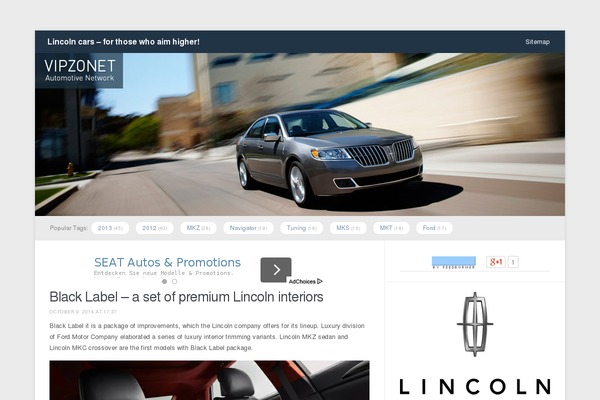 lincolnmodels.com site used Meeta