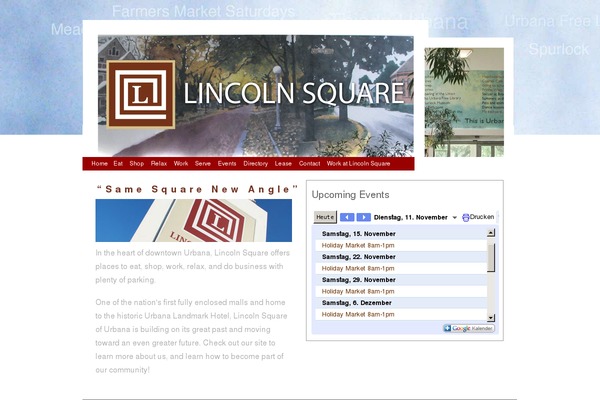 Twenty Ten theme site design template sample