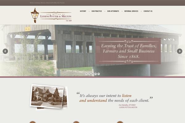 Blitz theme site design template sample