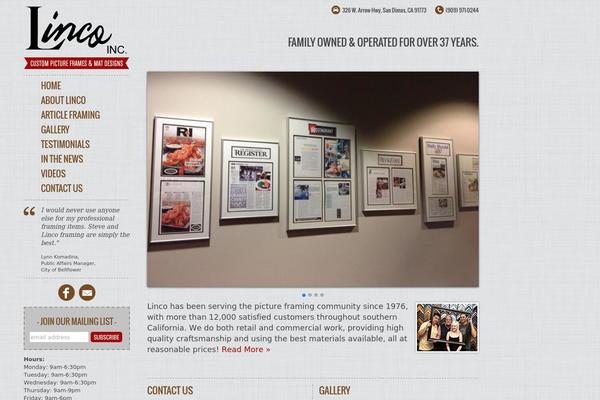 lincopictureframing.com site used Linco