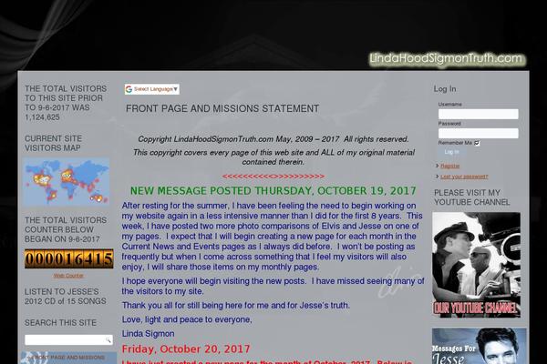 Site using Simple Music Widget plugin