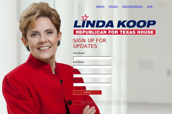 lindakoop.com site used Koop