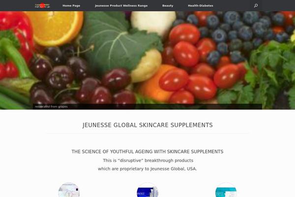 Vantage theme site design template sample