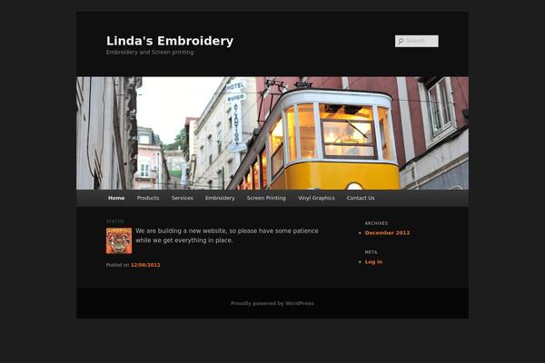 Twenty Eleven theme site design template sample