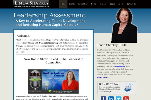 lindasharkey.com site used Linda