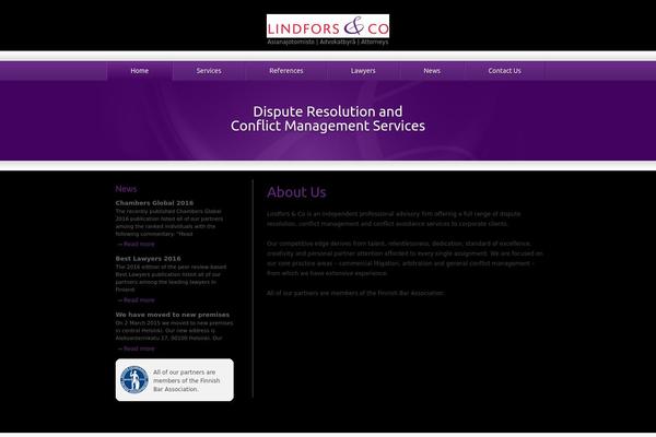 lindforsco.com site used Lindfors