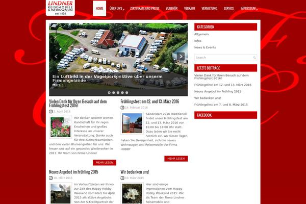 Starter theme site design template sample