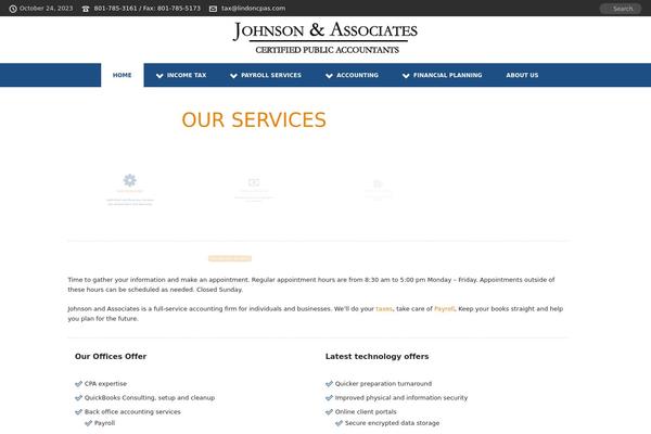 Jupiter theme site design template sample