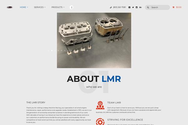 Autoparts theme site design template sample