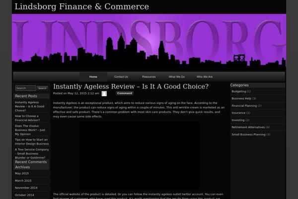raindrops theme site design template sample