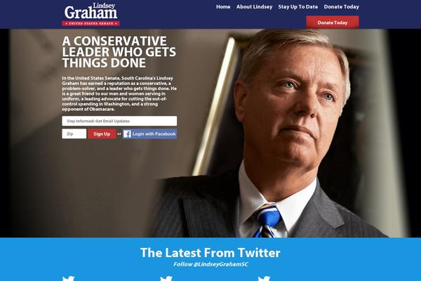 lindseygraham.com site used Graham