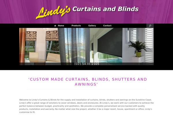 Vantage theme site design template sample