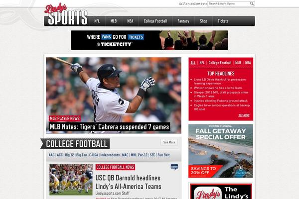 lindyssports.com site used Lindyssports