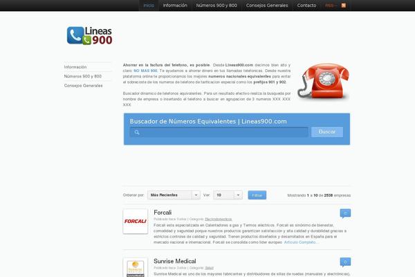 lineas900.com site used Lineas900