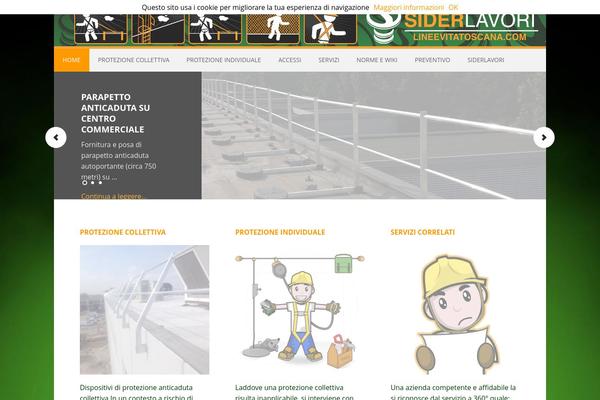 lineevitatoscana.com site used Executive Pro Theme