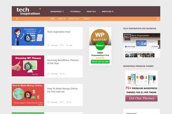 Truemag theme site design template sample
