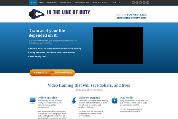 JustLanded theme site design template sample