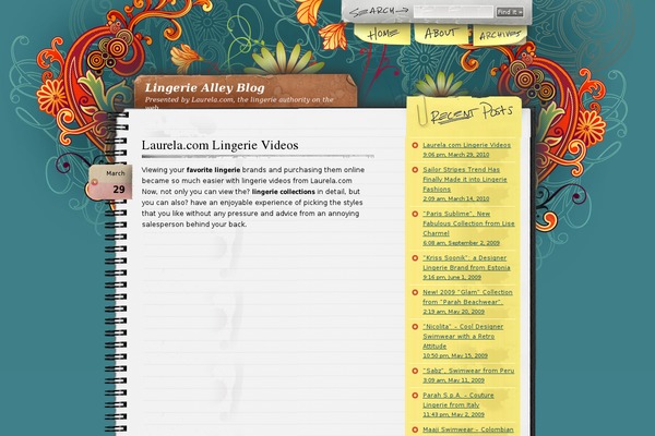 lingerie-alley.com site used Notepad Chaos
