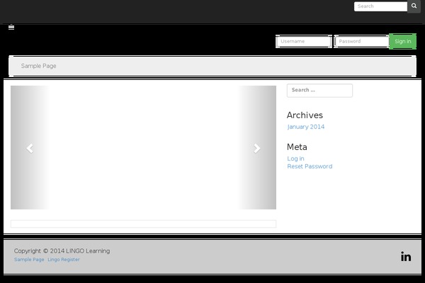 lingoslastmilelearning.org site used Lingo