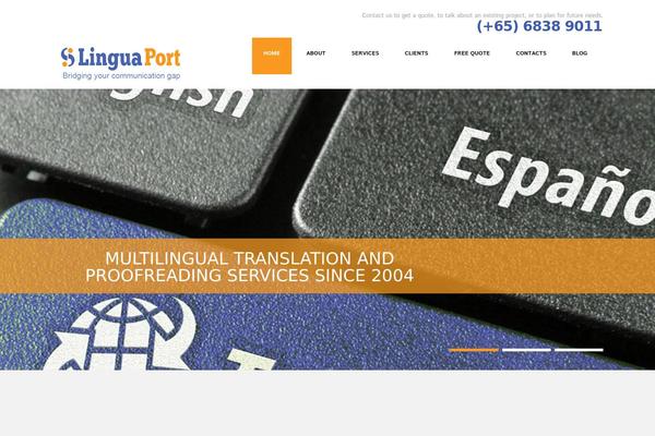 lingua-port.com site used Theme51224