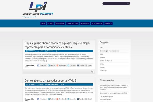 Purple Pro theme site design template sample