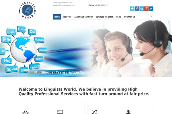Goodnex theme site design template sample