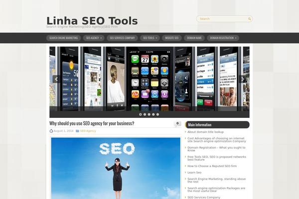 Revol theme site design template sample